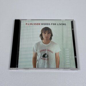 Words For Living by P.J. Olsson (CD, 2000, Sony Music)